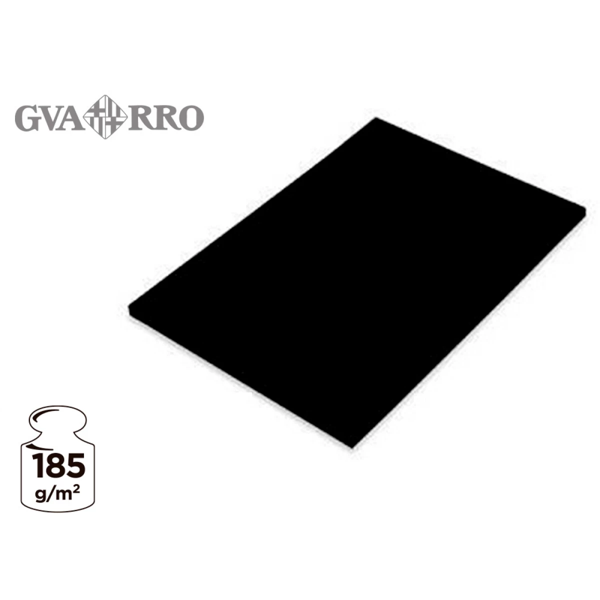 Galery – Cartolina 500 x 650 mm, 185 grs, guarro, preto – 5 unidades0