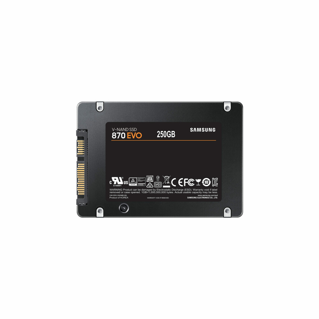 Thumbnail-Samsung 870 EVO 2.5″ 250 GB Serial ATA III V-NAND