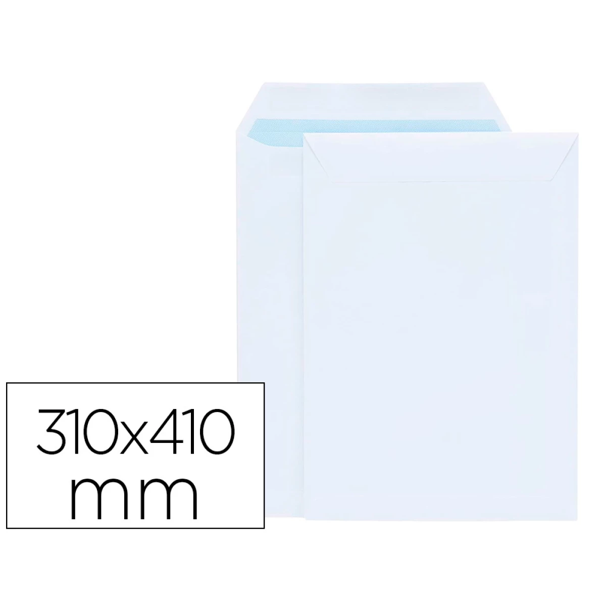 Thumbnail-Envelope liderpapel bolsa branco 310×410 mm com aba em tira de silicone papel offset 100 gr caixa de 250 unidades