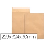 Thumbnail-Envelope liderpapel bolsa fole kraft 229x324x30mm com aba emtira de silicone papel 120gr caixa de 50 unidades