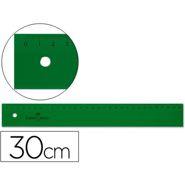 Thumbnail-Regua plastico faber 30 cm