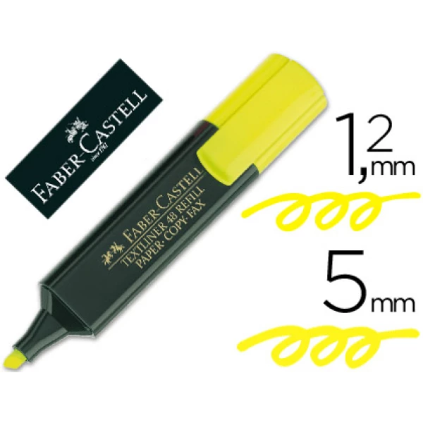 Thumbnail-Marcador fluorescente faber textliner 48-07 amarelo