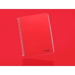 Galery – Caderno espiral liderpapel din a5 smart capa suave 80 f 60gr pautado 7mm dupla margem 6 furos cores sortidas0