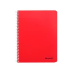 Galery – Caderno espiral liderpapel din a5 smart capa suave 80 f 60gr pautado 7mm dupla margem 6 furos cores sortidas0