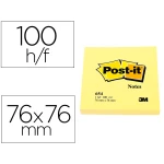 Thumbnail-Bloco de notas adesivas post-it post-it amarelo 76 x 76 mm – 12 unidades