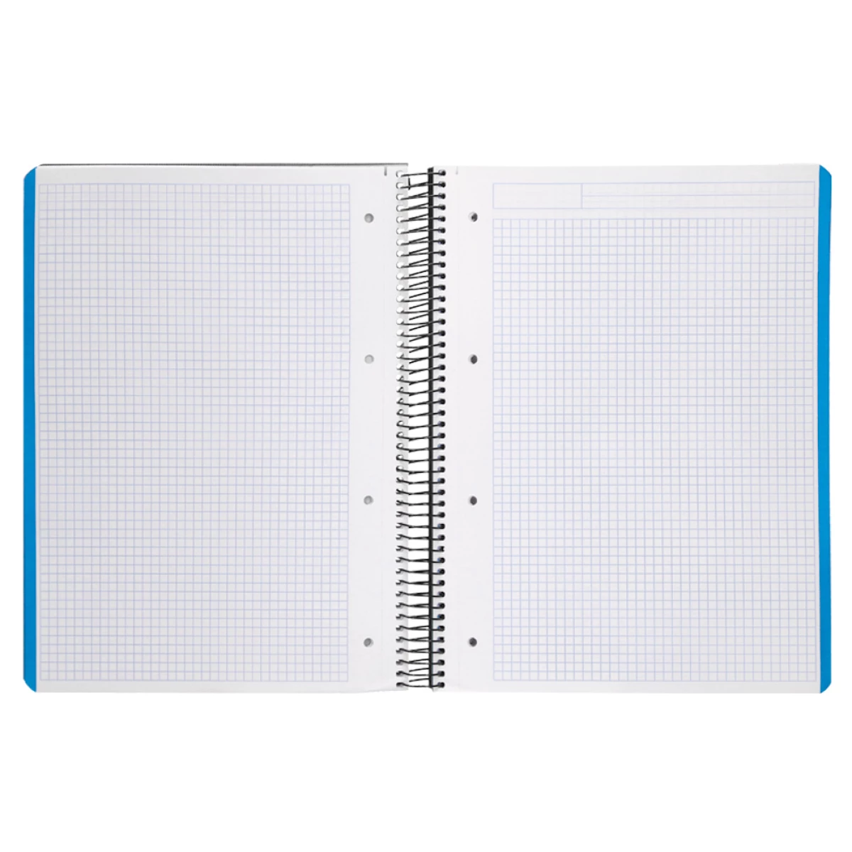 Galery – Caderno espiral liderpapel din a4 wonder capa plastico 120 f 90 gr quadricula 5 mm 5 bandas de cores 4 furos preto0