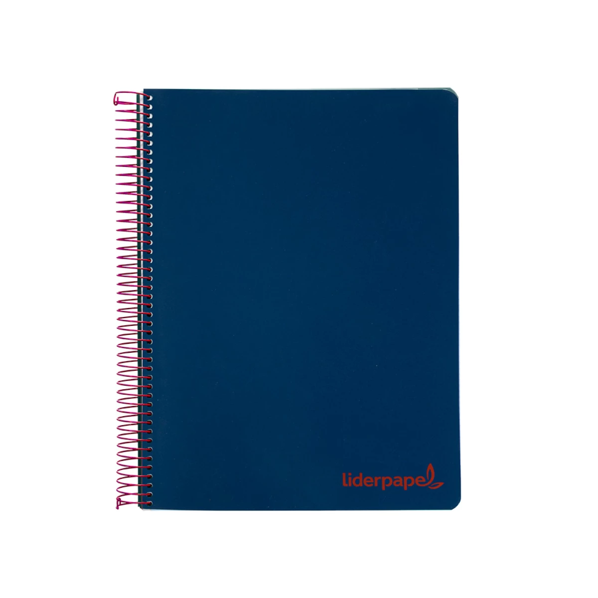 Galery – Caderno espiral liderpapel din a4 wonder capa plastico 120 f 90 gr quadricula 5 mm 5 bandas de cores 4 furos azul marinh0