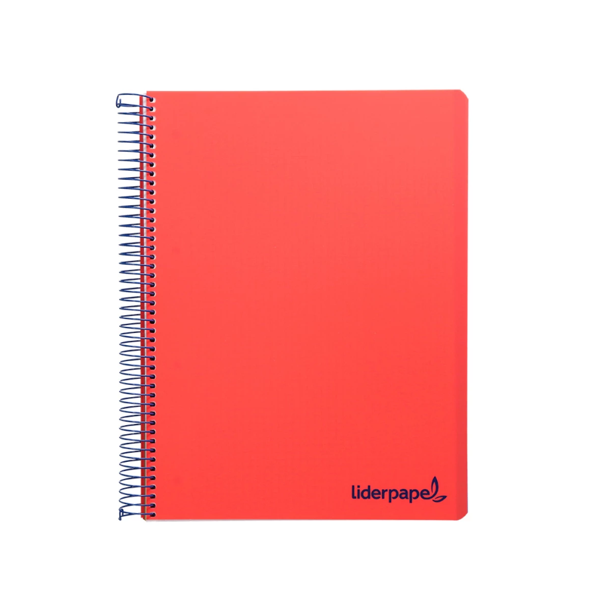 Galery – Caderno espiral liderpapel din a4 wonder capa plastico 120 f 90 gr quadricula 5 mm 5 bandas de cores 4 furos vermelho0