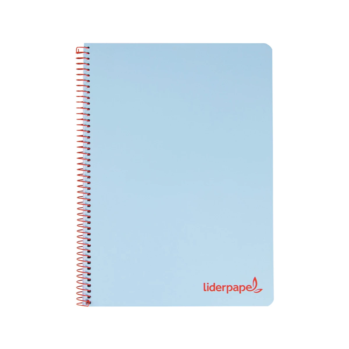 Galery – Caderno espiral liderpapel din a5 wonder capa plastico 120 f 90 gr quadricula 5mm 5 bandas de cores 6 furos azul0