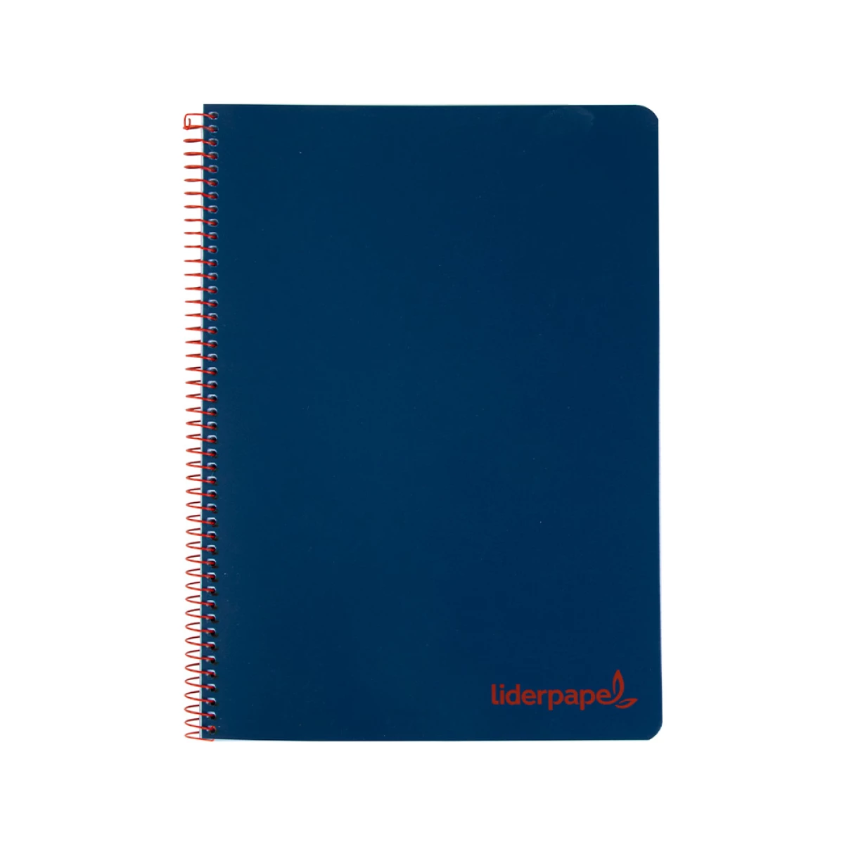 Galery – Caderno espiral liderpapel din a5 wonder capa plastico 120 f 90 gr quadricula 5mm 5 bandas de cores 6 furos azul marinho0