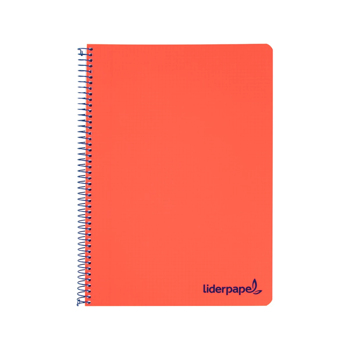 Galery – Caderno espiral liderpapel din a5 wonder capa plastico 120 f 90 gr quadricula 5mm 5 bandas de cores 6 furos vermelho0