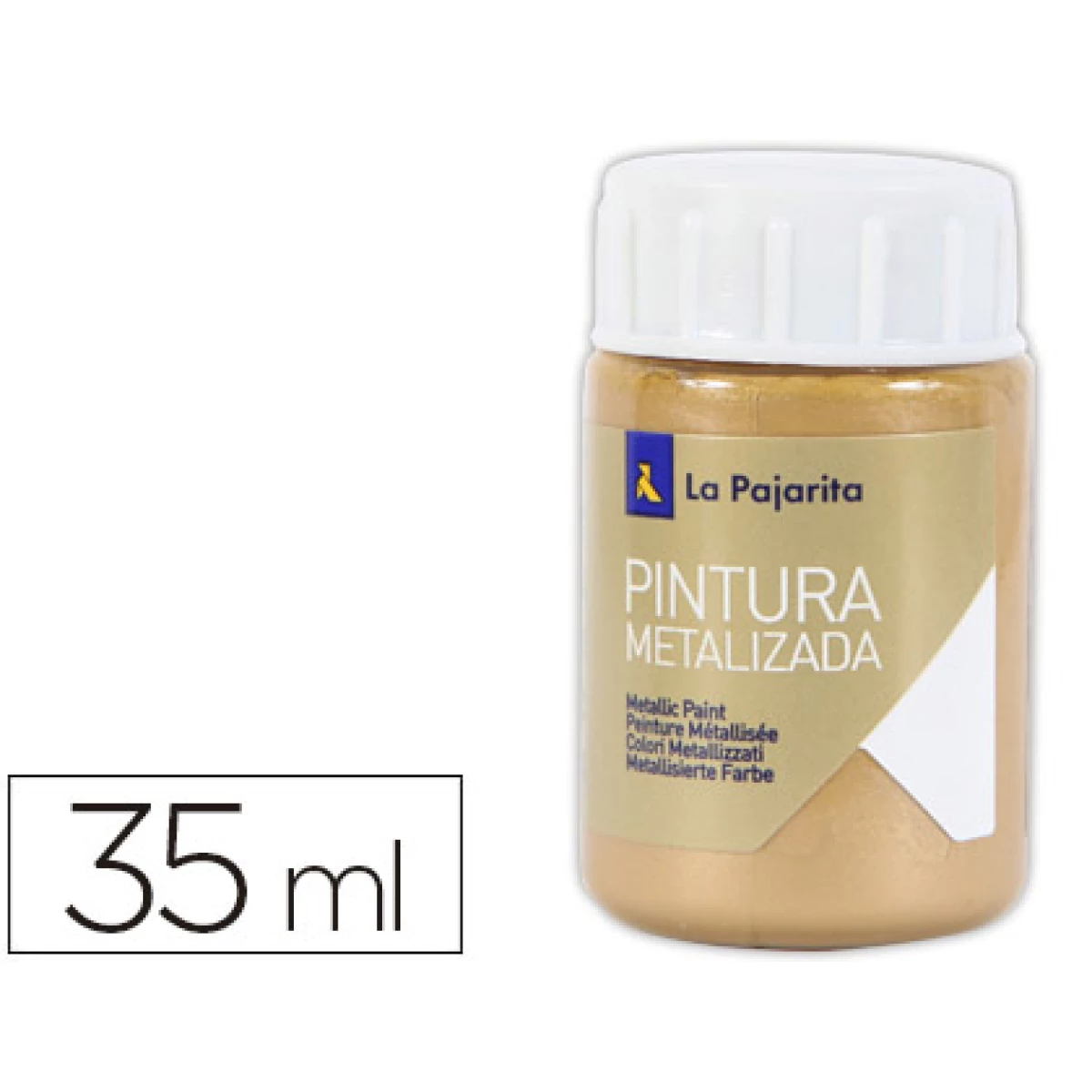 Thumbnail-Tinta latex la pajarita, 35 ml – ouro