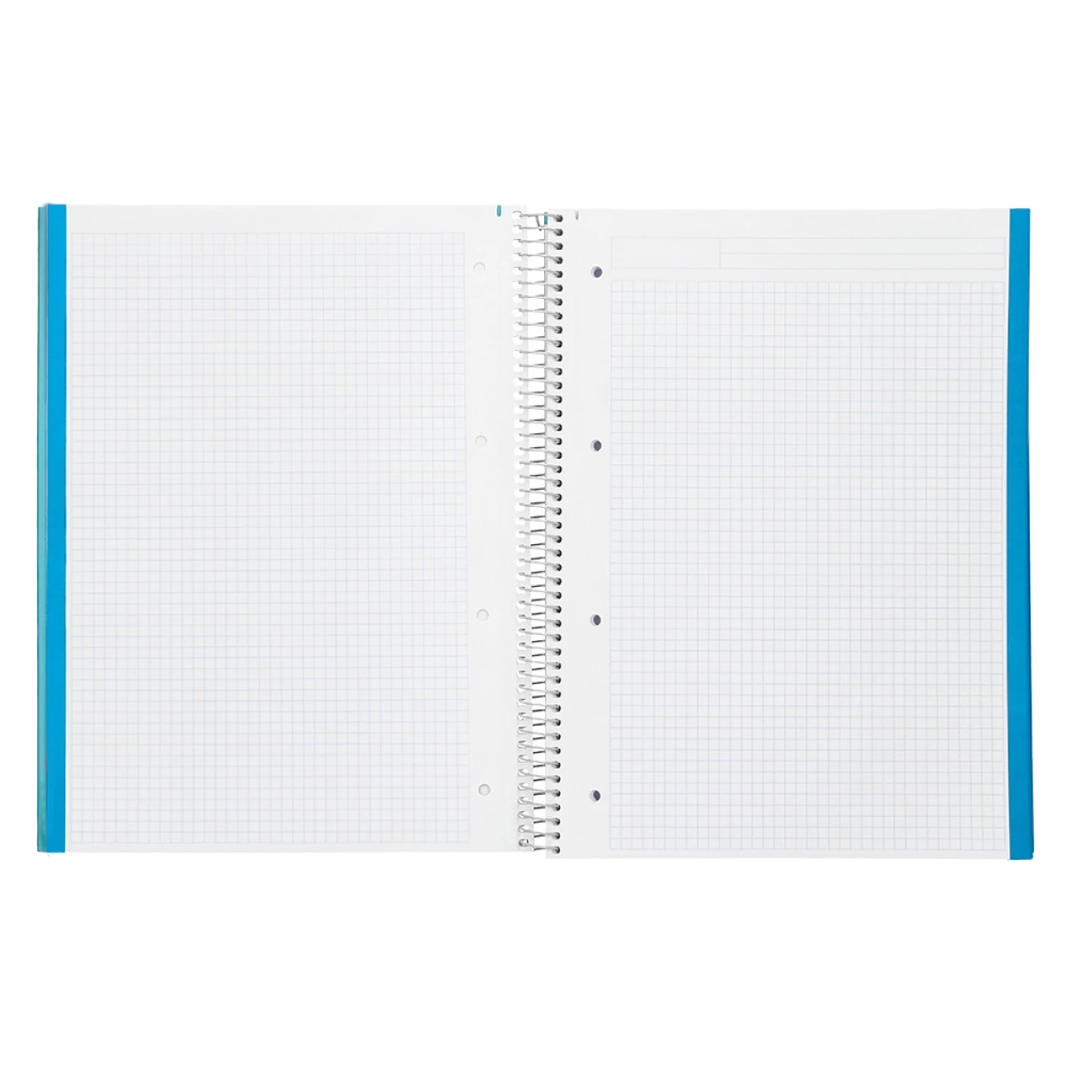 Galery – Caderno espiral liderpapel din a4 jolly capa forrada 140 f 75 gr quadricula 5mm 5 bandas de cores 4 furos cor celeste0