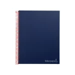 Galery – Caderno espiral liderpapel din a4 jolly capa forrada 140 f 75 gr quadricula 5mm 5 bandas de cores 4 furos cor azul0