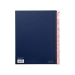 Galery – Caderno espiral liderpapel din a4 jolly capa forrada 140 f 75 gr quadricula 5mm 5 bandas de cores 4 furos cor azul0