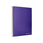 Galery – Caderno espiral liderpapel din a4 jolly capa forrada 140 f 75 gr quadricula 5mm 5 bandas de cores 4 furos cor lilas0