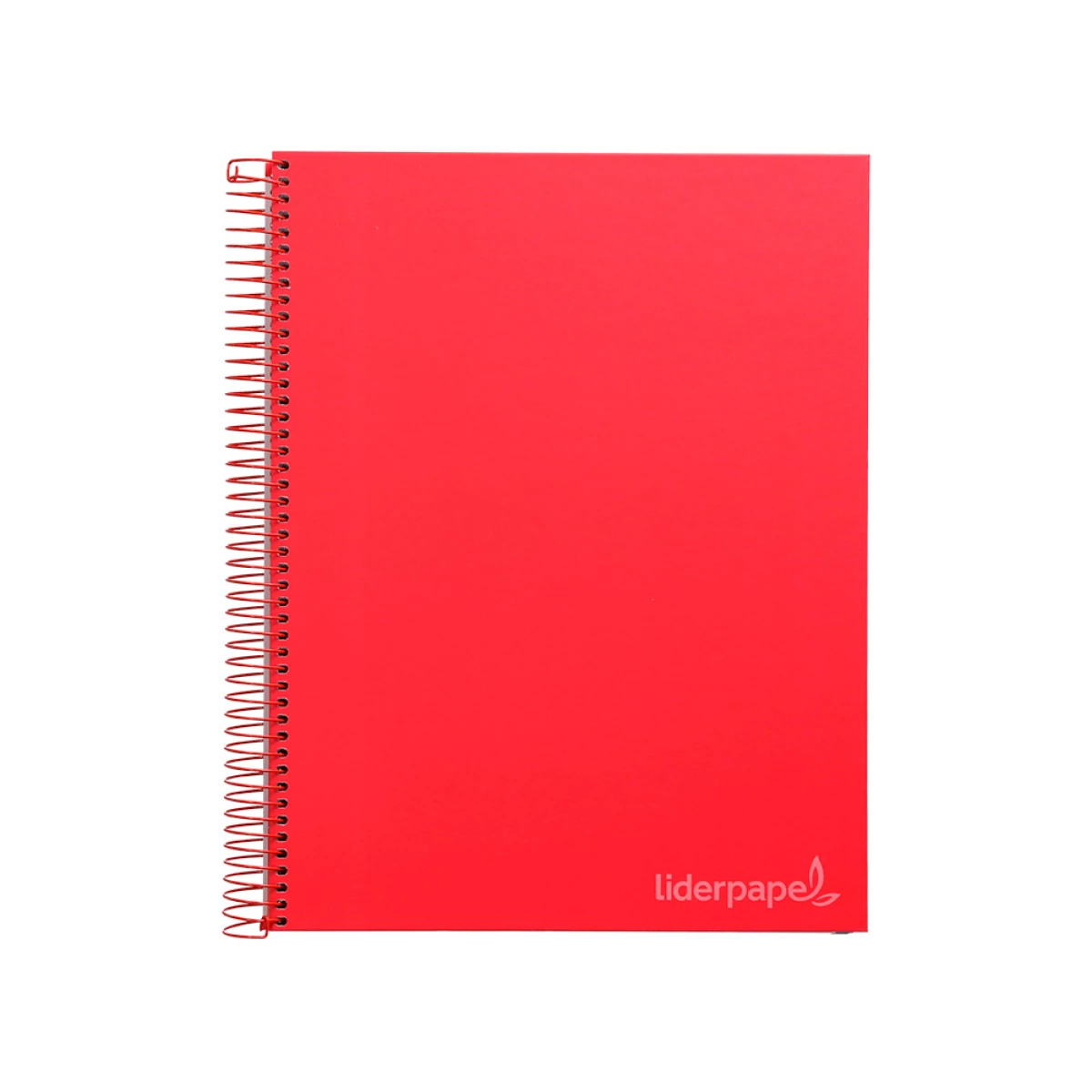 Galery – Caderno espiral liderpapel din a4 jolly capa forrada 140 f 75 gr quadricula 5mm 5 bandas de cores 4 furos cor vermelho0