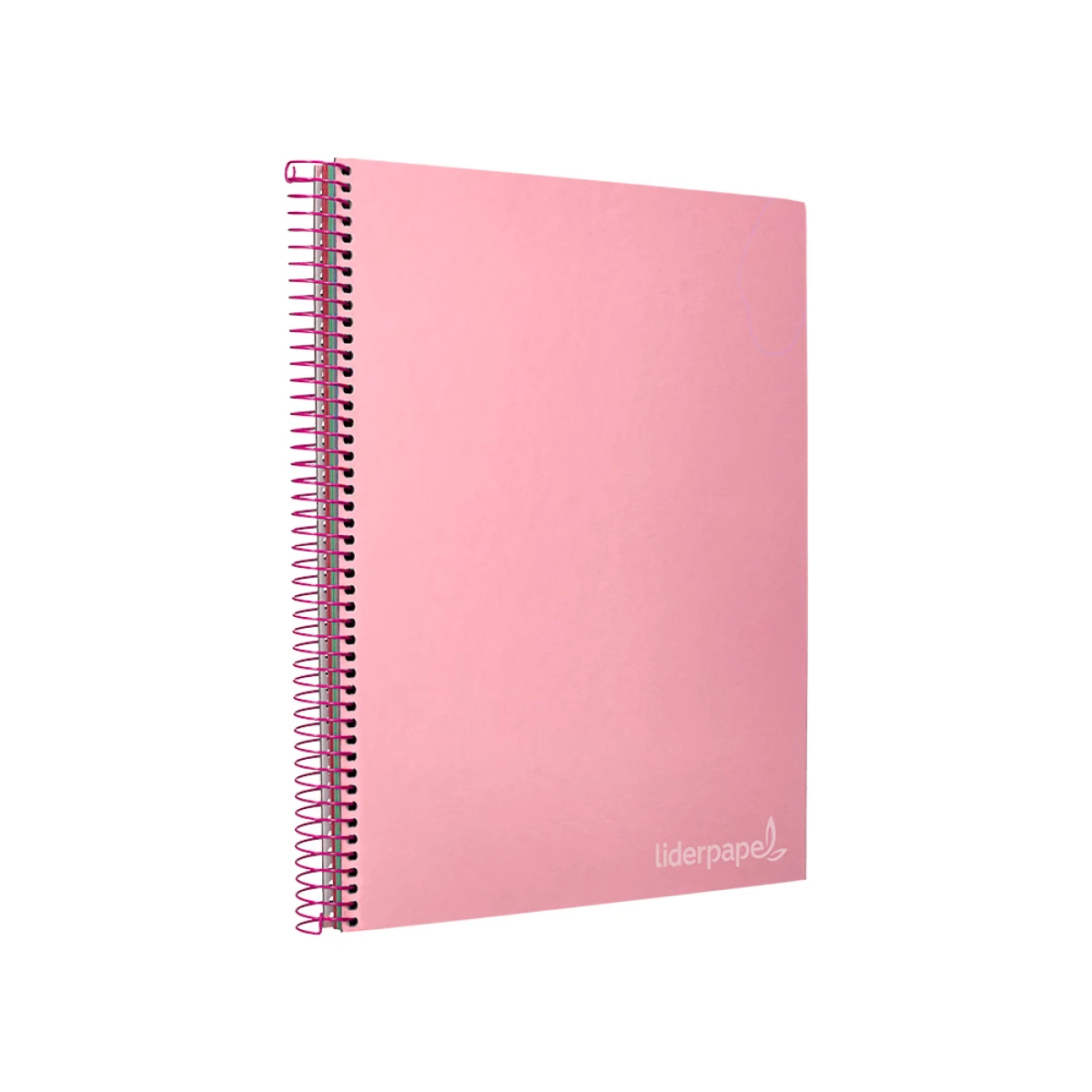 Galery – Caderno espiral liderpapel din a4 jolly capa forrada 140 f 75 gr quadricula 5mm 5 bandas de cores 4 furos cor rosa0