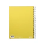 Galery – Caderno espiral liderpapel din a4 jolly capa forrada 140 f 75 gr quadricula 5mm 5 bandas de cores 4 furos cor amarelo0