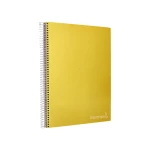 Galery – Caderno espiral liderpapel din a4 jolly capa forrada 140 f 75 gr quadricula 5mm 5 bandas de cores 4 furos cor amarelo0