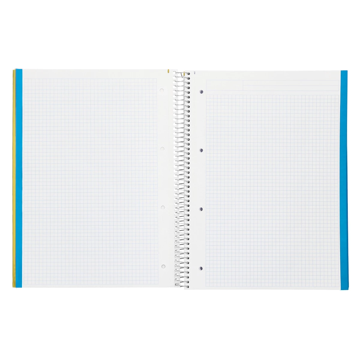 Galery – Caderno espiral liderpapel din a4 jolly capa forrada 140 f 75 gr quadricula 5mm 5 bandas de cores 4 furos cor amarelo0