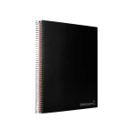 Galery – Caderno espiral liderpapel din a4 jolly capa forrada 140 f 75 gr quadricula 5mm 5 bandas de cores 4 furos cor preto0