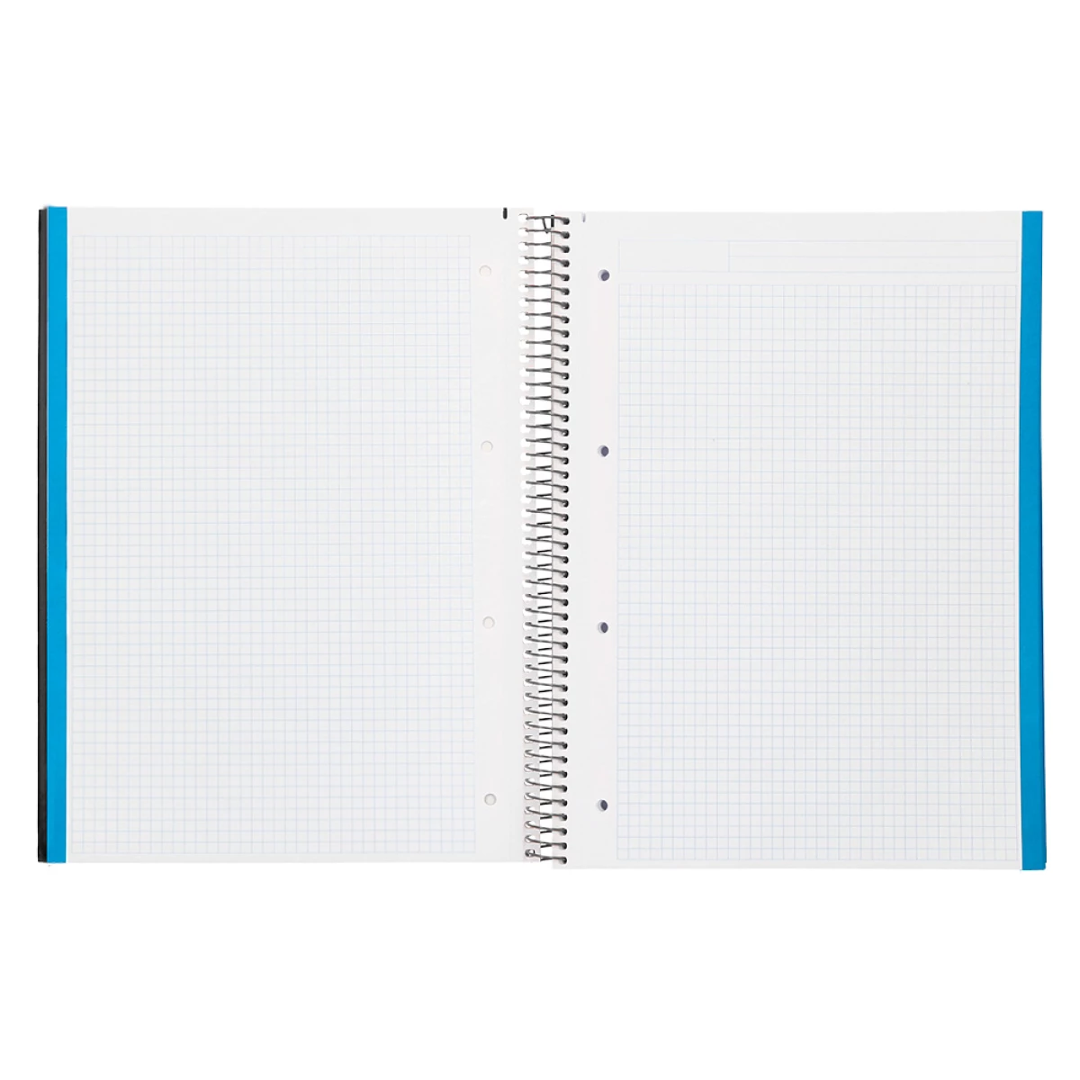 Galery – Caderno espiral liderpapel din a4 jolly capa forrada 140 f 75 gr quadricula 5mm 5 bandas de cores 4 furos cor preto0