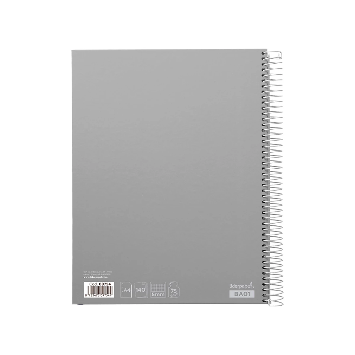 Galery – Caderno espiral liderpapel din a4 jolly capa dura 140 f 75 gr quadricula 5mm 5 bandas de cores 4 furos cores sortidas0