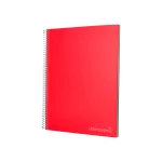 Galery – Caderno espiral liderpapel din a4 jolly capa dura 140 f 75 gr quadricula 5mm 5 bandas de cores 4 furos cores sortidas0