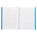 Galery – Caderno espiral liderpapel din a4 jolly capa dura 140 f 75 gr pautado 5 bandas de cores 4 furos cores sortidas0