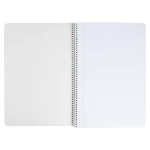 Galery – Caderno espiral liderpapel din a5 witty capa extra dura 140 f 75gr quadricula 5mm 5 bandas de cores cores sortidas0