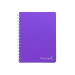 Galery – Caderno espiral liderpapel din a4 witty capa extra dura 140 f 75gr quadricula 5mm 5 bandas de cores cores sortidas0