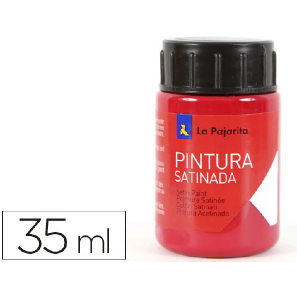 Thumbnail-Tinta latex la pajarita, 35 ml – vermelho carmim