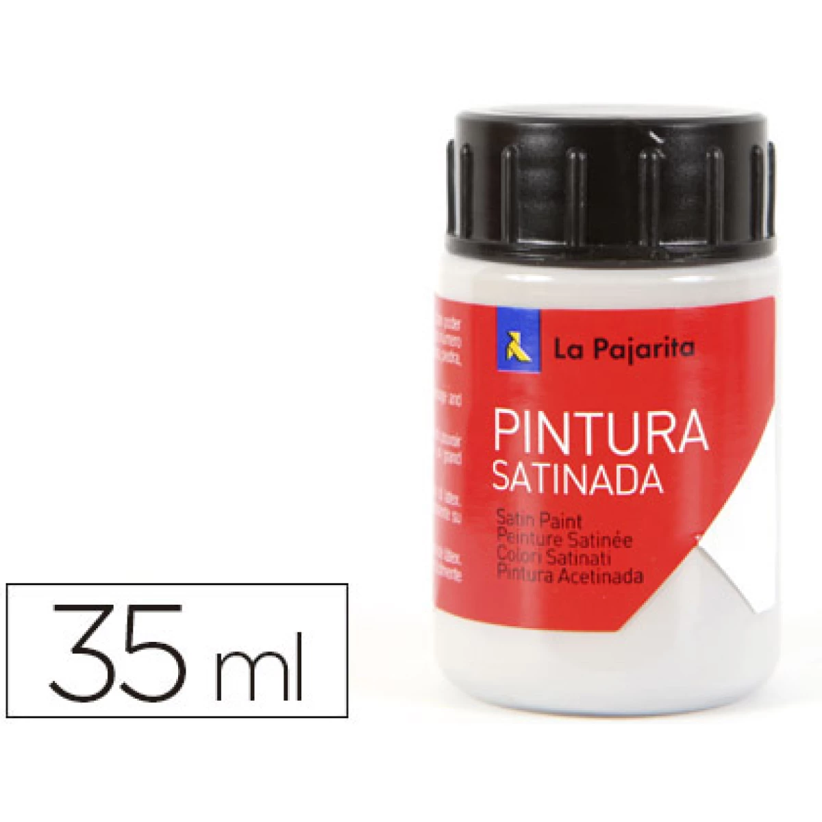 Thumbnail-Tinta latex la pajarita, 35 ml – cinza prata