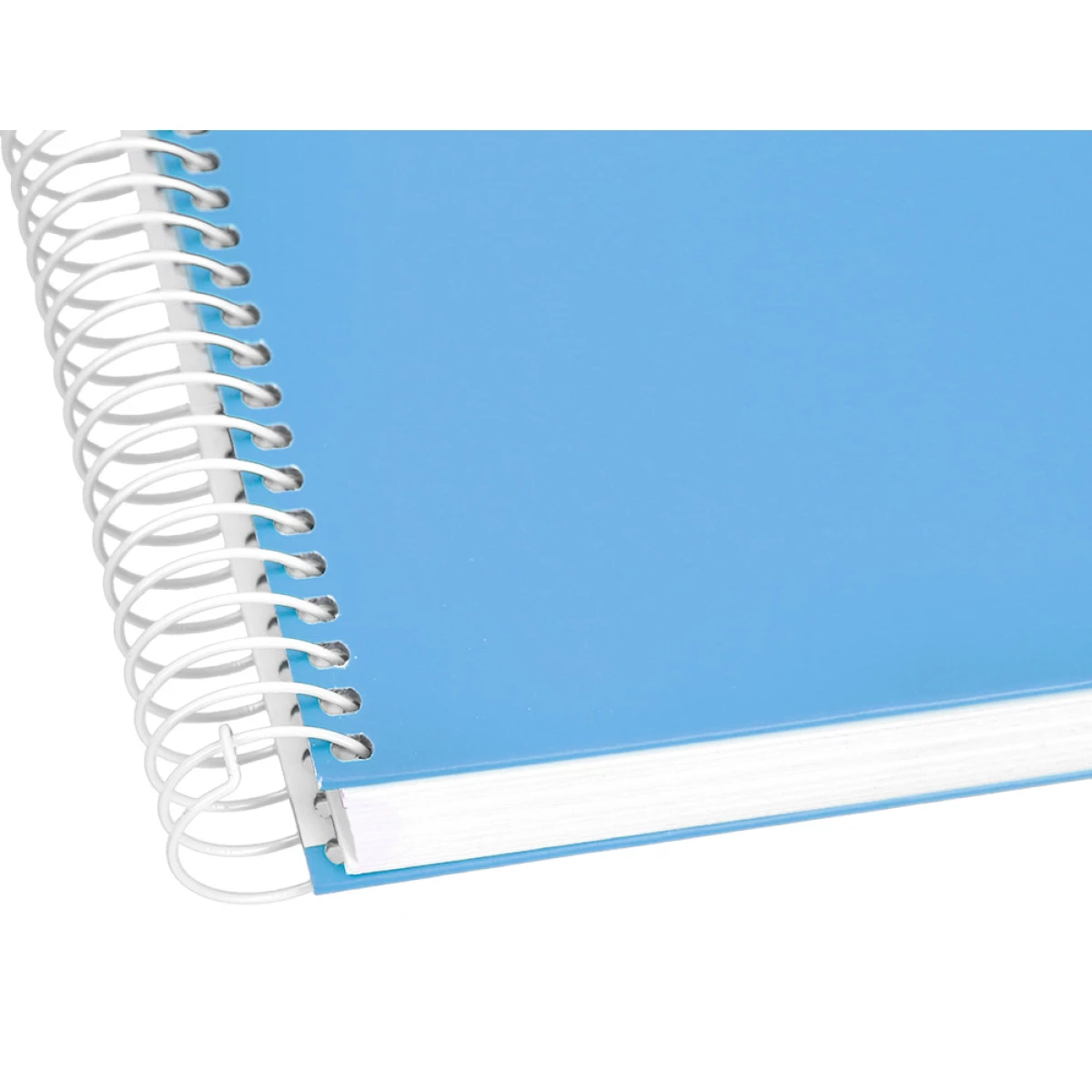 Galery – Caderno espiral liderpapel din a4 crafty capa forrada 120 f 90 gr quadricula 5 mm 5 bandas de cores 4 cores celeste0