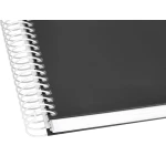 Galery – Caderno espiral liderpapel din a4 crafty capa forrada 120 f 90 gr quadricula 5 mm 5 bandas de cores 4 cores cor preto0