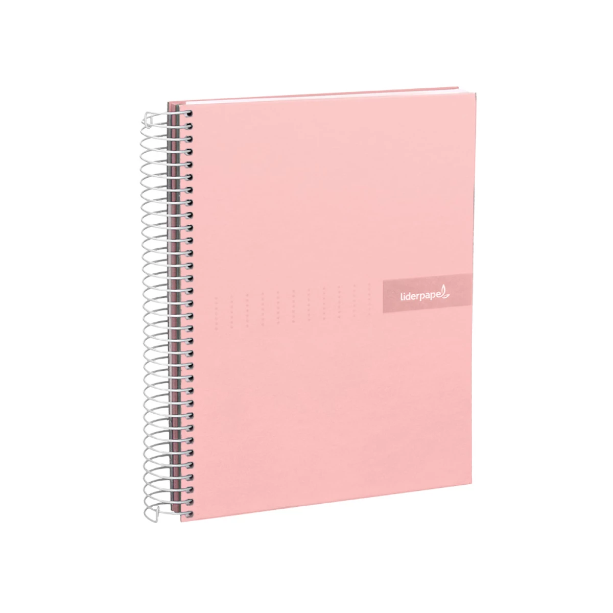 Galery – Caderno espiral liderpapel din a4 crafty capa forrada 120 f 90 gr quadricula 5 mm 5 bandas de cores 4 cores cor rosa0