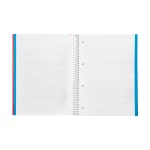 Galery – Caderno espiral liderpapel din a4 jolly multidisciplina 140 f 75gr 28f 5mm 112f pautadas 5 bandas de cores sortidas0