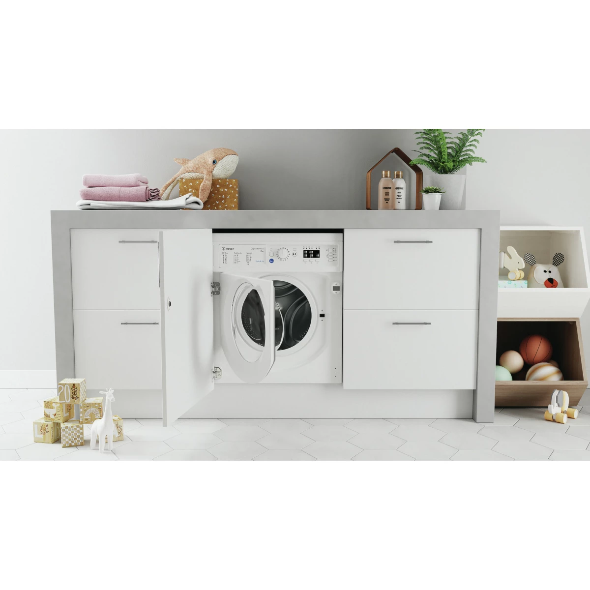 Galery – MÁQUINA DE LAVAR ROUPA INDESIT – BI WMIL 81285 EU0