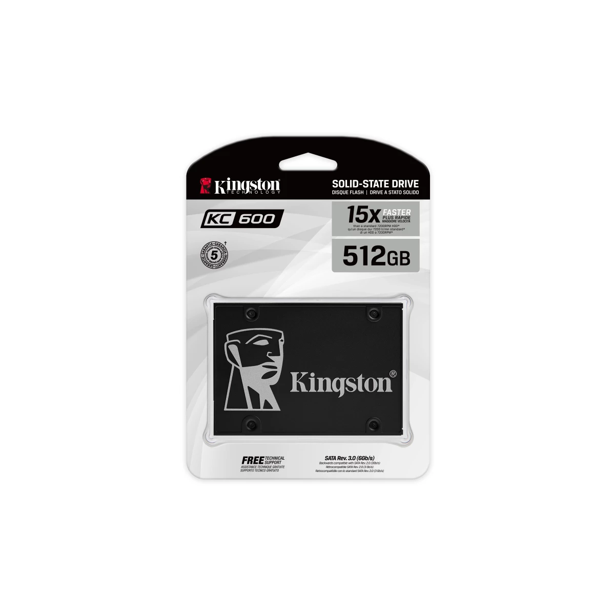 Galery – Kingston Technology KC600 2.5″ 512 GB Serial ATA III 3D TLC0