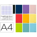 Thumbnail-Caderno agrafado liderpapel din a4 80 f quadricula 5mm 60gr com margem – 10 unidades