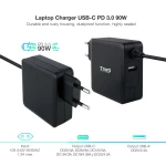 Galery – TooQ TQLC-USBC90PD adaptador e transformador Automático 90 W Preto0