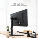 Galery – TooQ DB1701TN-B montagem e suporte para monitores 81,3 cm (32″) Preto Secretária0