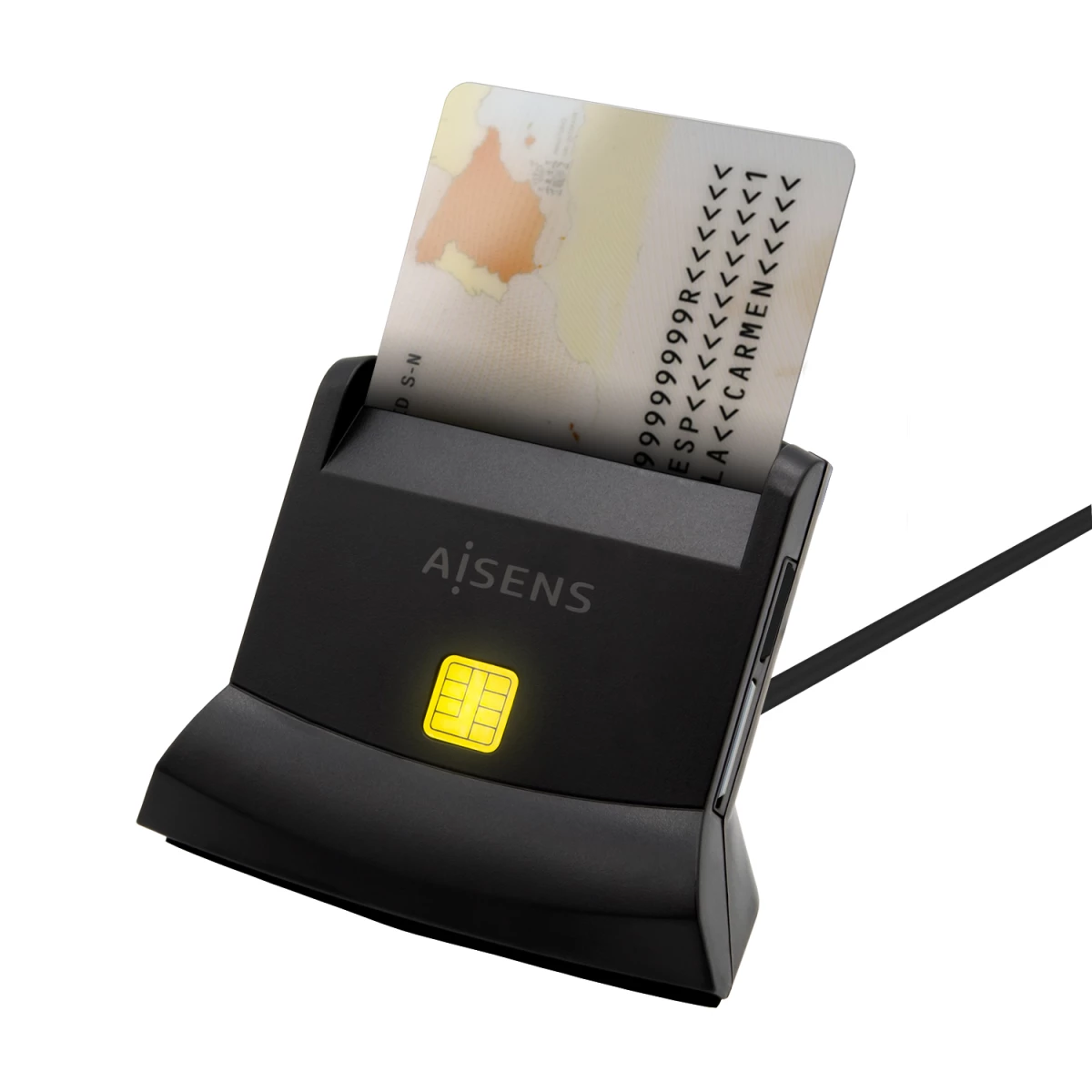 Galery – AISENS ASCR-SN04CSD-BK leitor de controlo de acesso Leitor de controlo de acesso USB Preto0