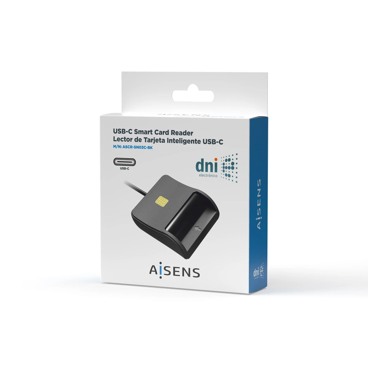 Galery – AISENS ASCR-SN03C-BK leitor de controlo de acesso Leitor de controlo de acesso USB Preto0