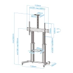 Galery – TooQ Partenón 2,54 m (100″) Prateado0