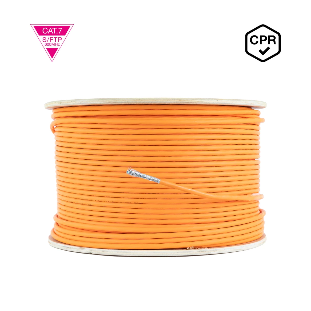 Galery – Nanocable 10.20.1700-305 cabo de rede Laranja 305 m Cat7 SF/UTP (S-FTP)0