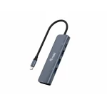 Thumbnail-Equip 133487 hub de interface USB 3.2 Gen 1 (3.1 Gen 1) Type-C 5000 Mbit/s Preto, Cinzento