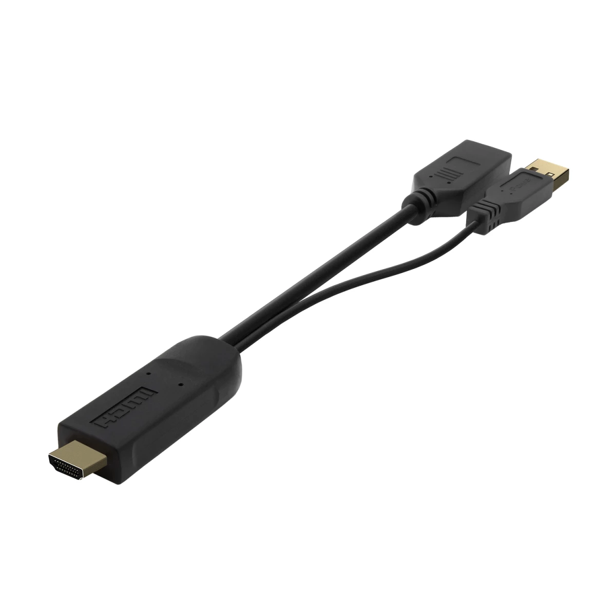 Galery – AISENS A122-0642 adaptador de cabo de vídeo 0,1 m HDMI Type A (Standard) DisplayPort + USB Type-A Preto0