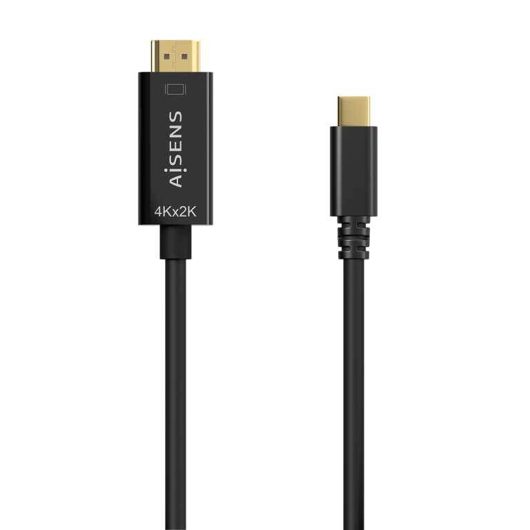 Thumbnail-AISENS A109-0624 adaptador de cabo de vídeo 1,8 m USB Type-C HDMI Type A (Standard) Preto